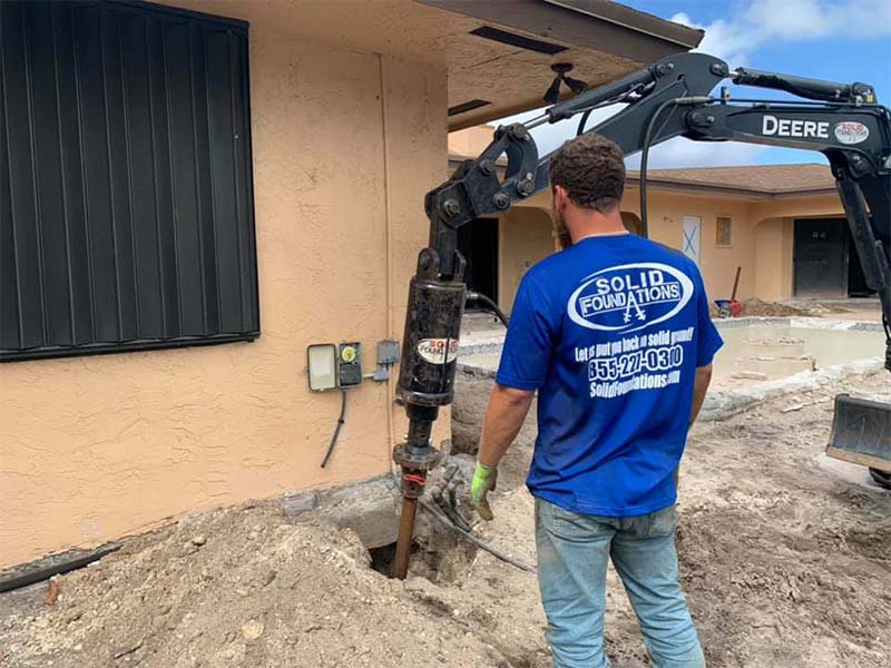 Concrete Slab Foundation Repair in Lady Lake, FL