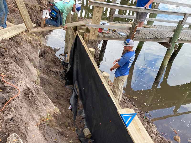 Seawall Repair in Lady Lake, FL