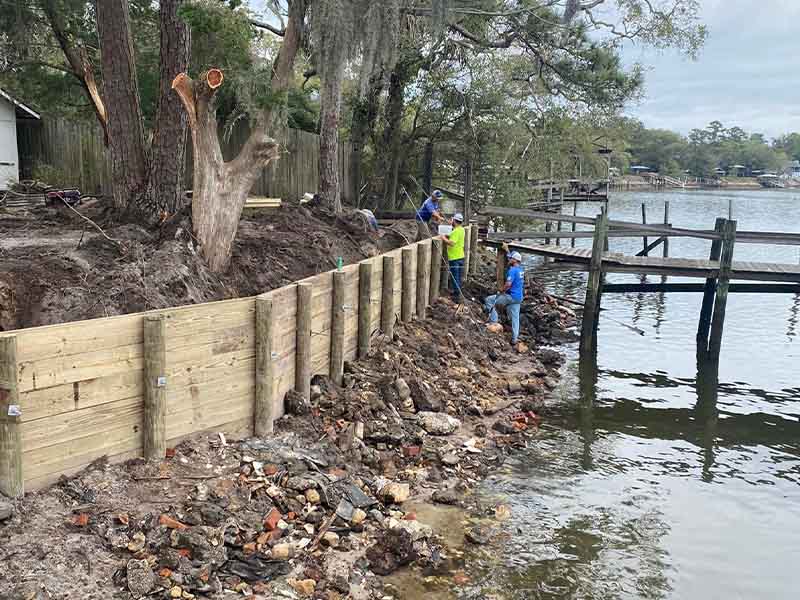 Seawall Repair in Lady Lake, FL